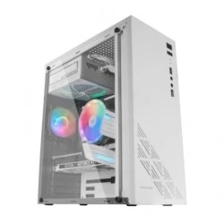 Mars Gaming MC100 Semi-Tour Gaming - Acier Ultra-léger - Refroidissement Avancé CONVECT-COOL - Éclairage Fixed RGB - Support