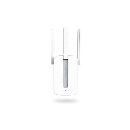 Mercusys Repetidor Amplificador Extensor de Red WiFi - Hasta 300Mbps - Tecnologia MIMO - Boton WPS - 3 Antenas Externas