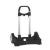 Safta Evolution Carro Portamochilas- Sujecion Universal - Ruedas de 14cm Antivibracion - Aluminio/PP - 40x85x28cm - Color Black
