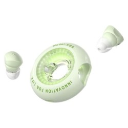 Vention Tiny T17 Auscultadores Bluetooth 5.3 com Estojo de Carregamento - True Wireless - 6h Autonomia - LED - Cor Verde