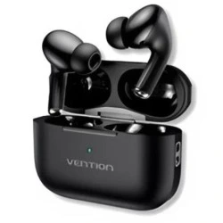 Vention Echo Lite E11 Auscultadores Bluetooth 5.4 com Estojo de Carregamento - True Wireless - 6h Autonomia - Cor Preto