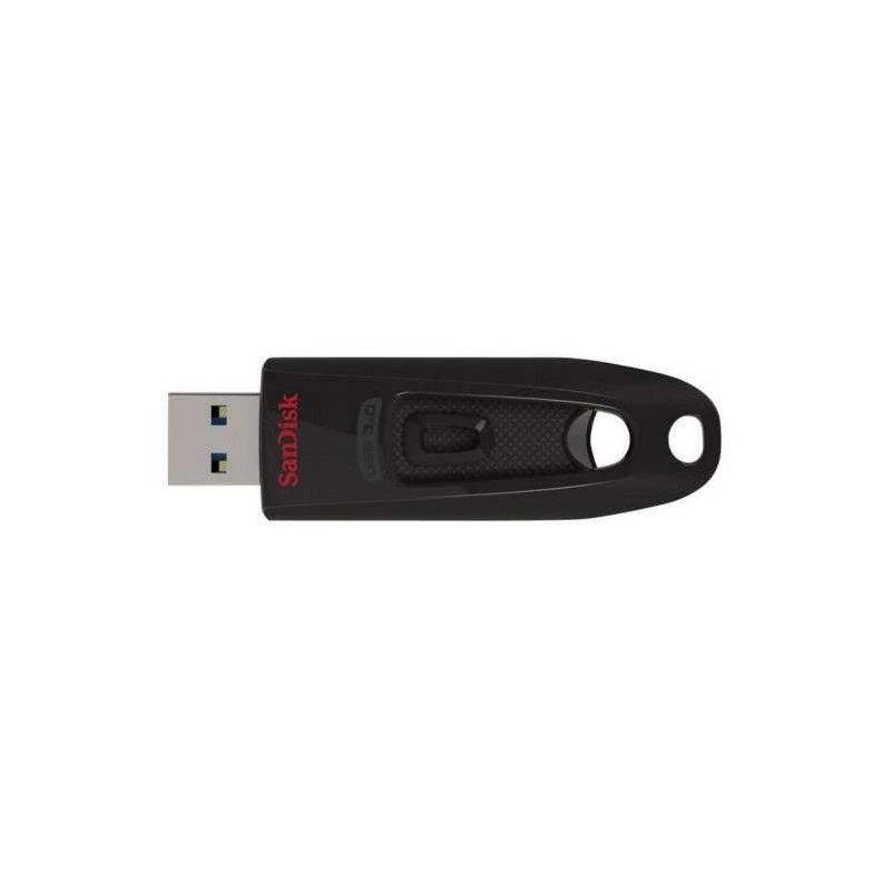 Sandisk Cruzer Ultra Memoria USB 3.0 64GB - Hasta 80MB/s de Transferencia - Color Negro (Pendrive)