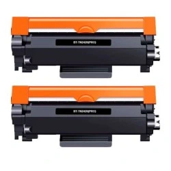 Brother TN2420/TN2410 Preto Pack de 2 Cartuchos de Toner Genéricos