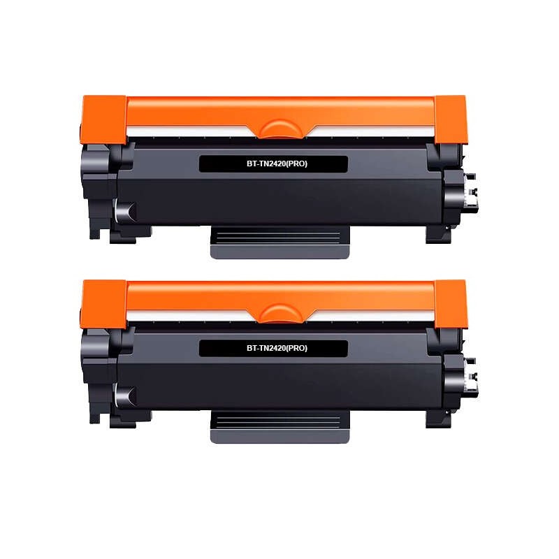 Brother TN2420/TN2410 Preto Pack de 2 Cartuchos de Toner Genéricos