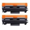 Brother TN2420/TN2410 Noir Pack de 2 Cartouches de Toner Génériques