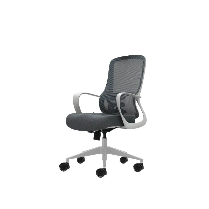 Oqonos Cherg 009 Silla de Oficina Ergonomica con Respaldo de Malla Transpirable, Piston de Gas Clase 4, Soporte Lumbar