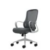 Oqonos Cherg 009 Chaise de Bureau Ergonomique avec Dossier en Maille Respirante, Vérin à Gaz Classe 4, Support Lombaire