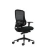 Oqonos Cherg 021 Chaise de Bureau Ergonomique avec Mécanisme Autoéquilibré, Accoudoirs 4D, Assise Coulissante et Roues