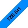 Brother TZe541 Fita Laminada Genérica de Etiquetas - Texto Preto sobre fundo azul - Largura 18mm x 8 metros