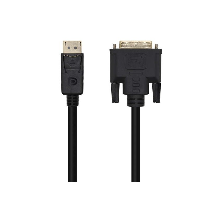 Aisens Displayport to DVI Converter Cable - DP/M-DVI/M - 3,0m - Black