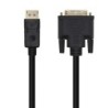 Aisens Displayport to DVI Converter Cable - DP/M-DVI/M - 3,0m - Black