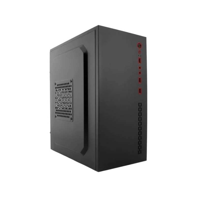 Coolbox PcCase MPC-45 MicroATX Tower Case - Supported Disk Size 3.5", 2.5" - USB-A 3.0 and Audio + Power Supply
