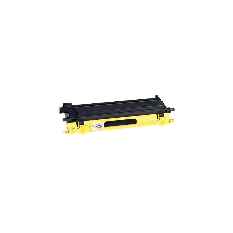 Brother TN135/TN130 Jaune Cartouche de toner Générique - Remplace TN135Y/TN130Y