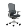 Oqonos Cherg 023 Ergonomic Office Chair with Self-Balancing Mechanism, 4D Armrests, Sliding Seat and Silicone Castors - Grey