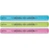 Maped Twist´n Flex Régua Flexível 30cm - Inquebrável - Dupla Graduação - Cores Aleatórias Azul, Rosa e Verde