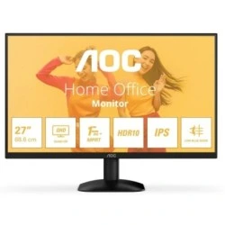 AOC Q27B35E Monitor 27" LED IPS QHD 75Hz HDR10 - Respuesta 1ms - HDMI, DisplayPort - VESA 100x100mm - Color Negro