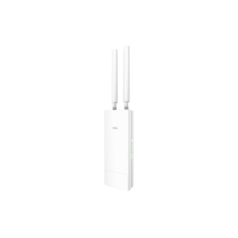 Cudy Repetidor WiFi AC1200 para Exterior - 1 Porta - Velocidade até 100Mbps - 2 Antenas Amovíveis - Resistência à Água IP65