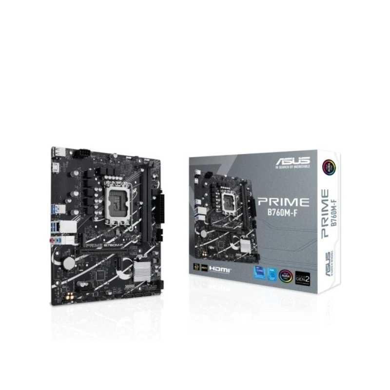 Asus PRIME B760M-F Placa Principal 2xDDR5 M.2, PCIe 4.0, Sata III, HDMI, MicroATX