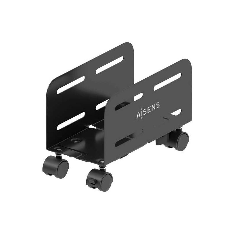 Aisens Soporte Metalico Ajustable de Suelo para CPU - Color Negro