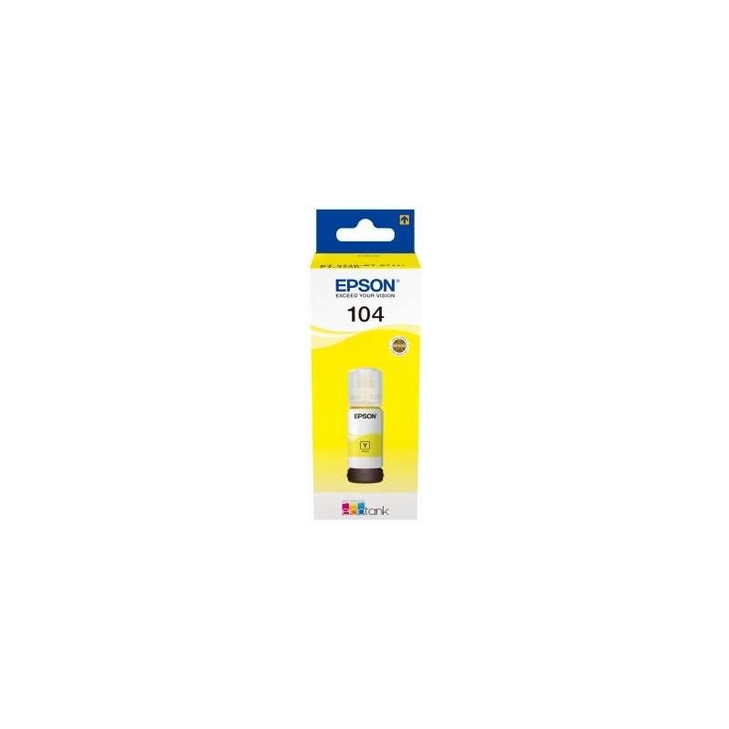 Epson 104 Yellow Original Ink Bottle - C13T00P440