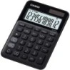 Casio MS-20UC Calculadora de Secretária Pequena - Ecrã LCD de 12 Dígitos - Alimentação Solar e Pilhas - Cor Preto