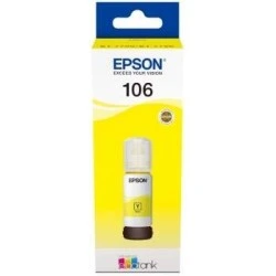 Frasco de tinta original Epson 106 amarelo - C13T00R440