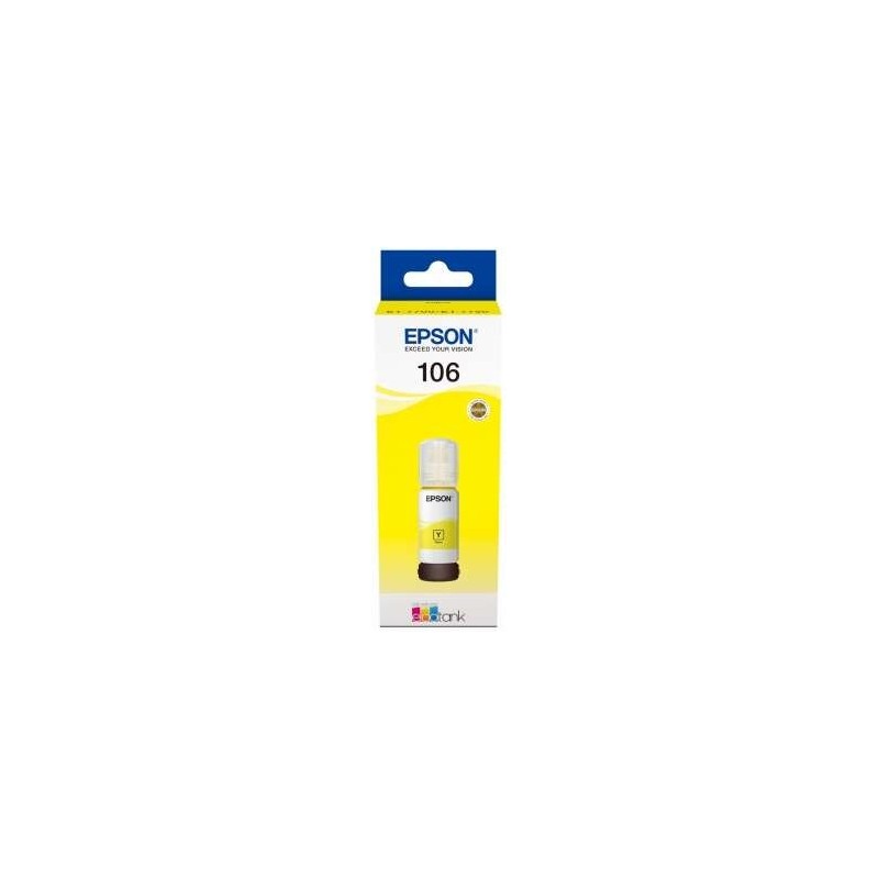 Frasco de tinta original Epson 106 amarelo - C13T00R440