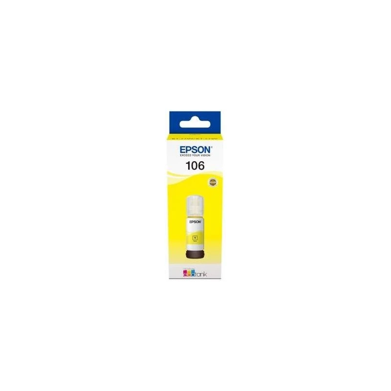Frasco de tinta original Epson 106 amarelo - C13T00R440