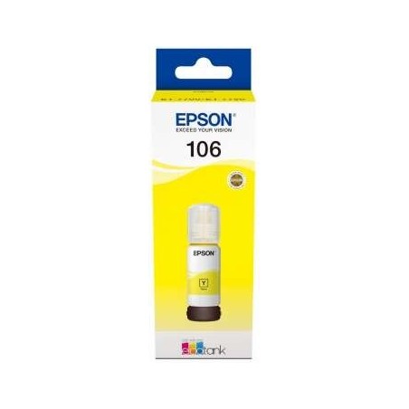 Frasco de tinta original Epson 106 amarelo - C13T00R440