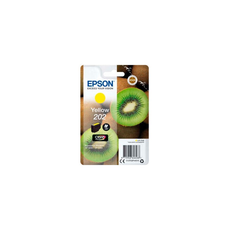 Epson 202 Jaune Cartouche d'encre Original - C13T02F44010