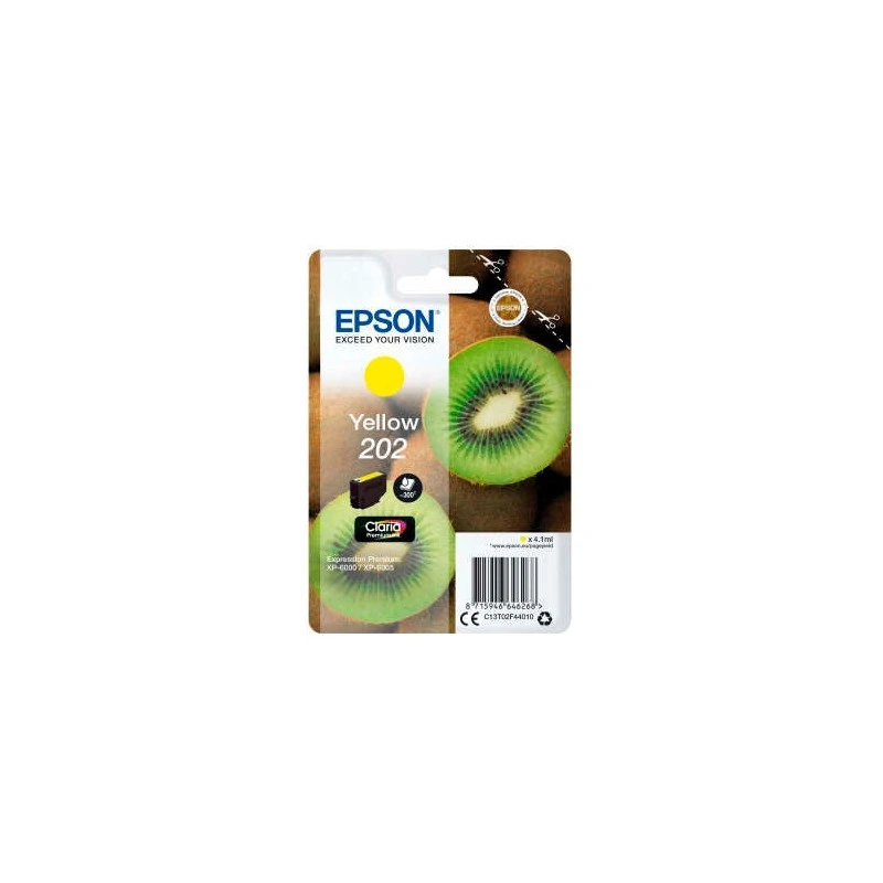 Epson 202 Yellow Ink Cartridge Original - C13T02F44010
