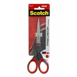 Scotch Ciseaux de Précision - 18cm - Couleur Noir/Rouge