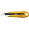 Olfa SK-4 Cuchilla de Seguridad Autoretractil Semiautomatica - Canal de Acero Inoxidable - Maxima Seguridad - Uso Ambidiestro