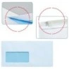 Sam Pack de 500 Enveloppes Américaines en Papier Offset 90g avec Fenêtre à Gauche - Dimensions 115x225mm - Spéciale pour