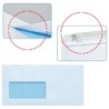 Sam Pack de 500 Sobres Americanos de Papel Offset 90grs con Ventana a la Izquierda - Medidas 115x225mm - Especial para