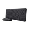 Trust Lyra Wireless Bluetooth Keyboard and Mouse Combo - Multi-Device - Ambidextrous - Black
