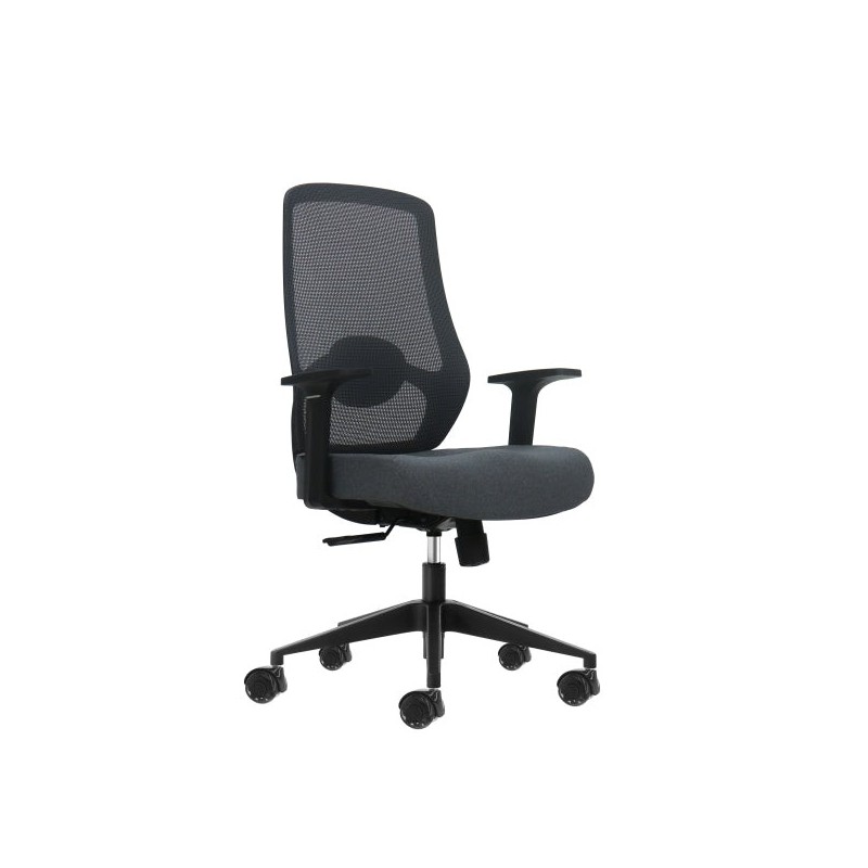Oqonos Cherg 002 Cadeira de Escritório Ergonómica com Apoio Lombar Ajustável em Altura e Profundidade, Encosto em Malha