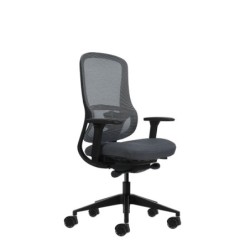 Oqonos Cherg 020 Cadeira de Escritório Ergonómica com Mecanismo Autobalanceado, Apoios de Braços 4D, Asiento Deslizable e Rodas 