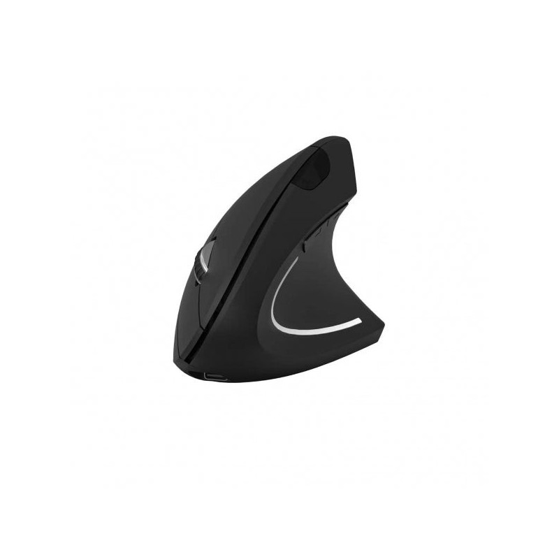 Subblim Glide Vertical Ergo Dual Raton Vertical Bluetooth, USB 2.4Ghz 1600dpi - 5 Botones - Uso Diestro - Color Negro