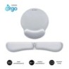 Subblim Pack Ergo MemoryFlex Alfombrilla Ergonomica para Raton y Reposamuñecas Teclado - Espuma Elastica - Microtexturizada