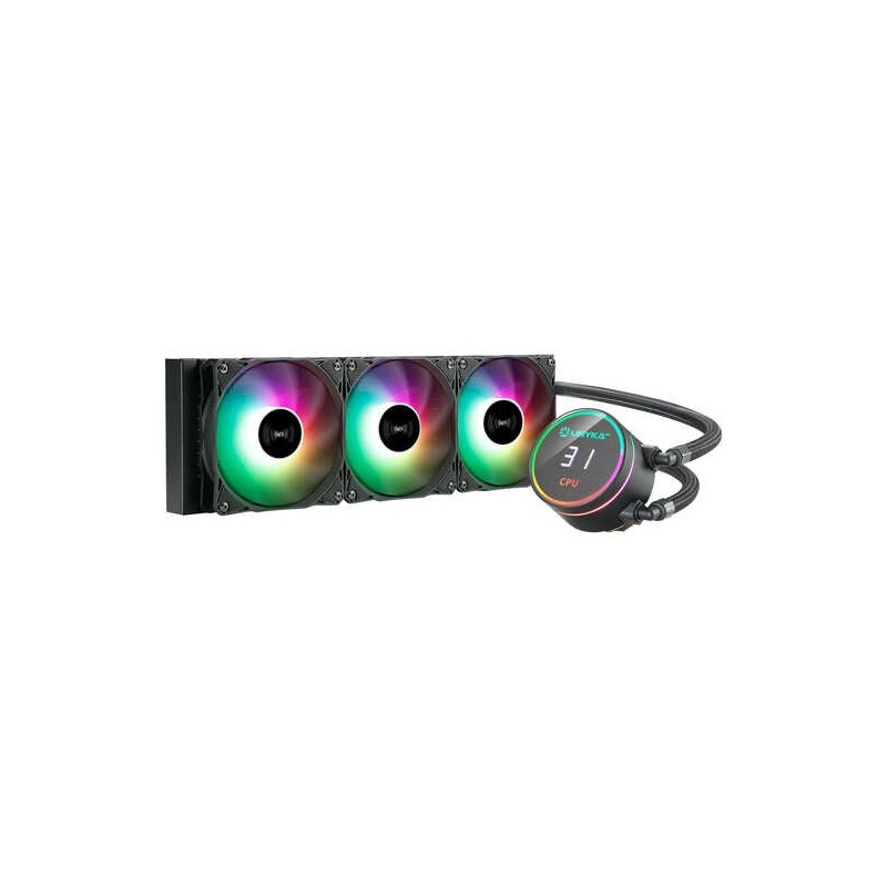 Unykach Aquastorm 360 Kit de Refroidissement Liquide - 3 Ventilateurs de 120mm - Éclairage RGB - Affichage Température CPU