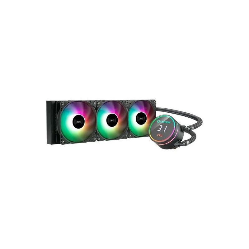 Unykach Aquastorm 360 Kit de Refroidissement Liquide - 3 Ventilateurs de 120mm - Éclairage RGB - Affichage Température CPU