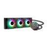 Unykach Aquastorm 360 Kit de Refroidissement Liquide - 3 Ventilateurs de 120mm - Éclairage RGB - Affichage Température CPU