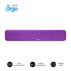 Subblim Ergo Airpadding Reposamuñecas para Teclado - Espuma Viscoelastica 65D - Tejido AirMesh Transpirable - Base