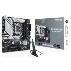 Asus Prime B760M-A WiFi Intel LGA1700 Motherboard 4x DDR5 - HDMI, M.2, PCIe4.0, 4x Sata III, USB 3.2, MicroATX