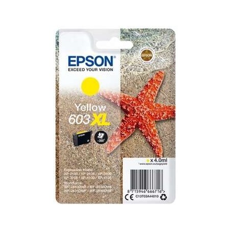 Epson 603XL Yellow Ink Cartridge Original - C13T03A44010
