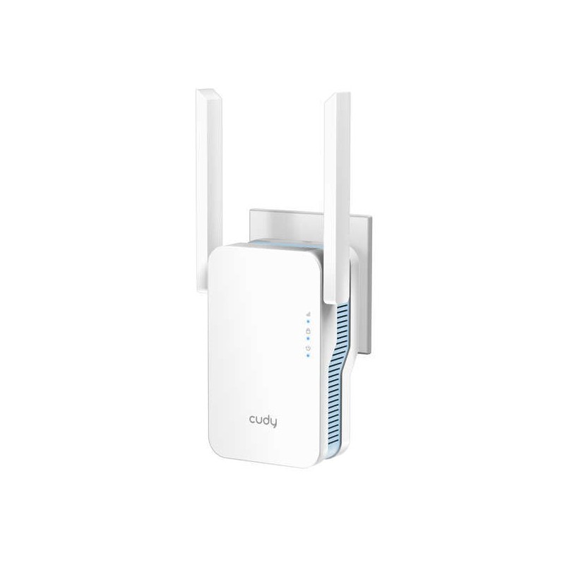 Cudy RE1200 Extensor de Rango AC1200 Doble Banda - Hasta 867Mbps - Boton WPS - 2 Antenas Externas