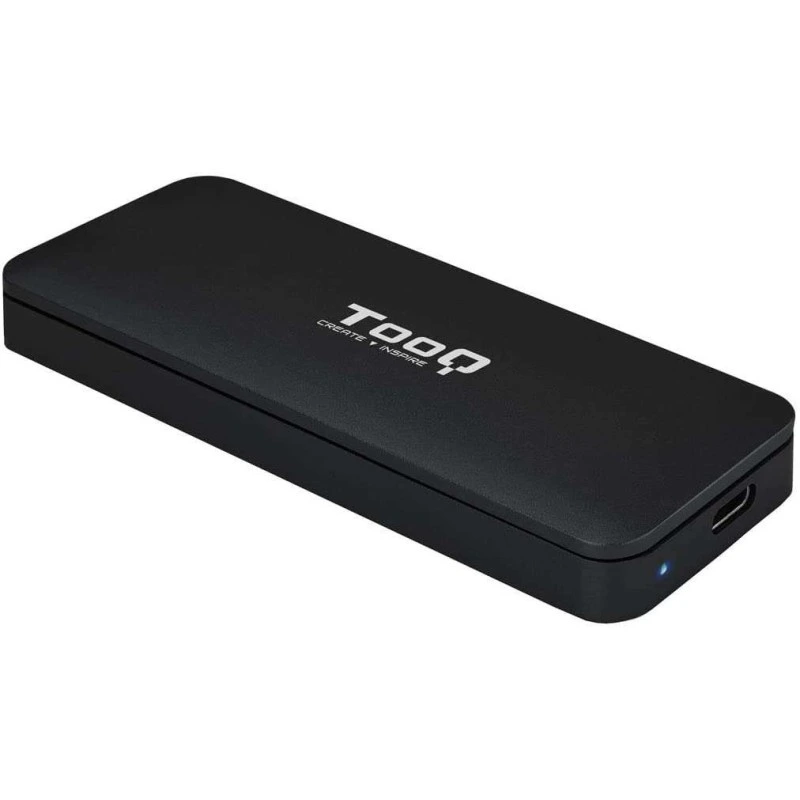Tooq External M.2 NVMe PCIe SSD Enclosure USB-C - Black