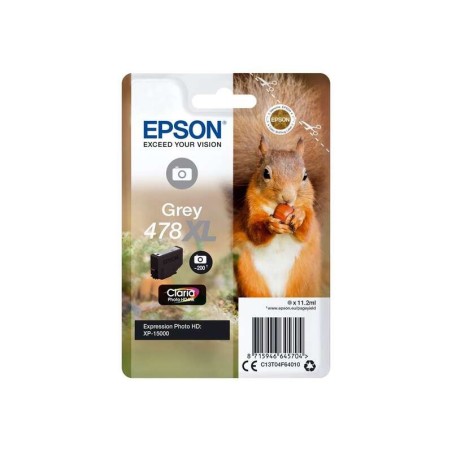 Epson 478XL Cinzento Cartucho de Tinta Original - C13T04F64010