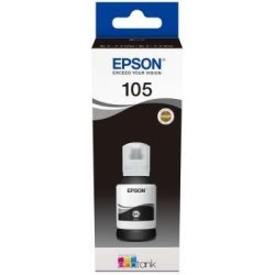 Bouteille d'encre pigmentée originale noire Epson 105 - C13T00Q140